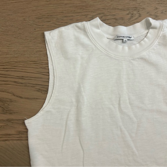 Cotton Citizen Cotton Sleeveless Cropped Tank Top - Picture 6 of 7